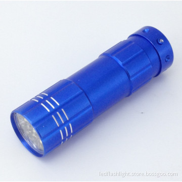 Blue Aluminum Led Torch Mini